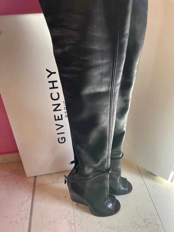 Givenchy SS 2015 Runway Over The Knee Boots - 38