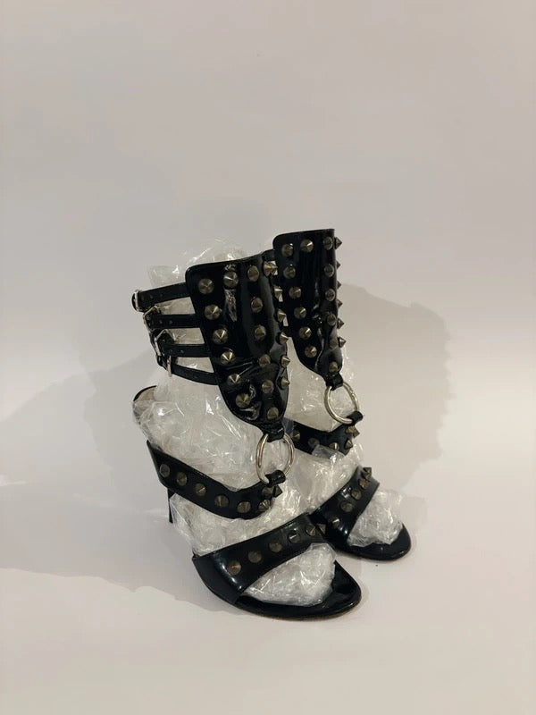 Dolce & Gabanna Studded Gladiator Heels - 36/36.5