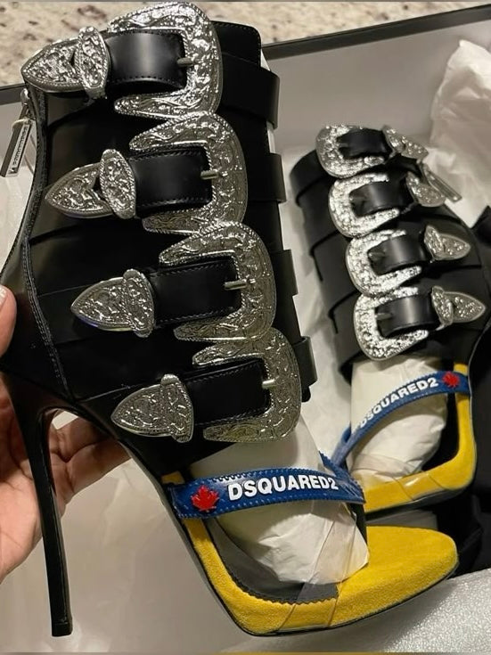 Dsquared2 Gothika Buckle Heel - 41