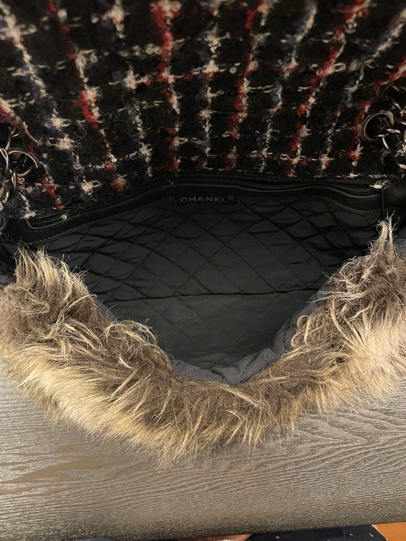 Chanel Fantasy Fur & Tweed Bag