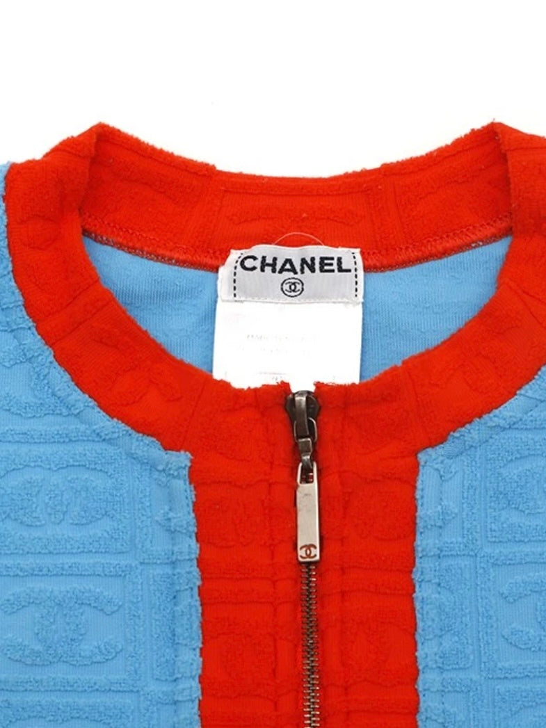 Chanel Sport Towelling Top - S