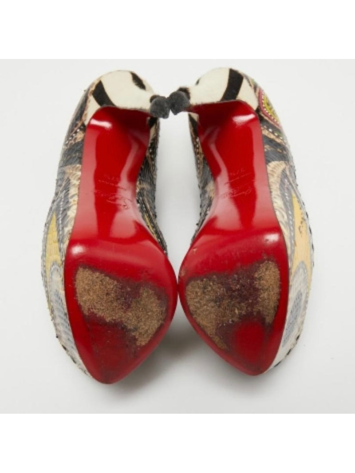 Christian Louboutin Python Heels - 37.5