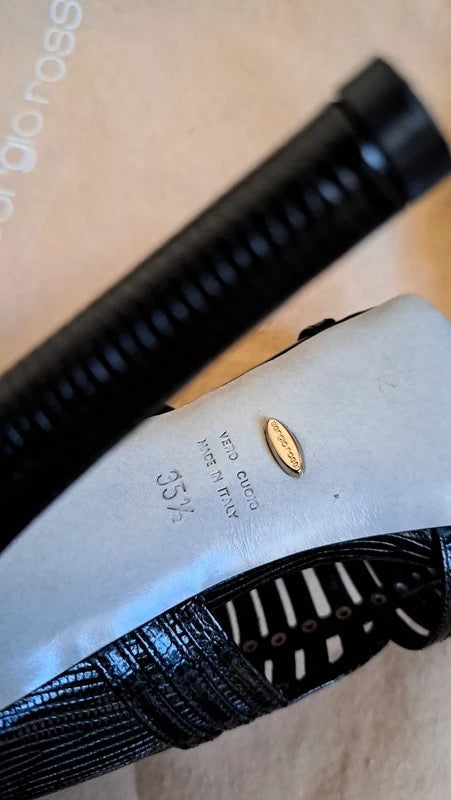 Sergio Rossi Gladiator Heels - 35.5/36