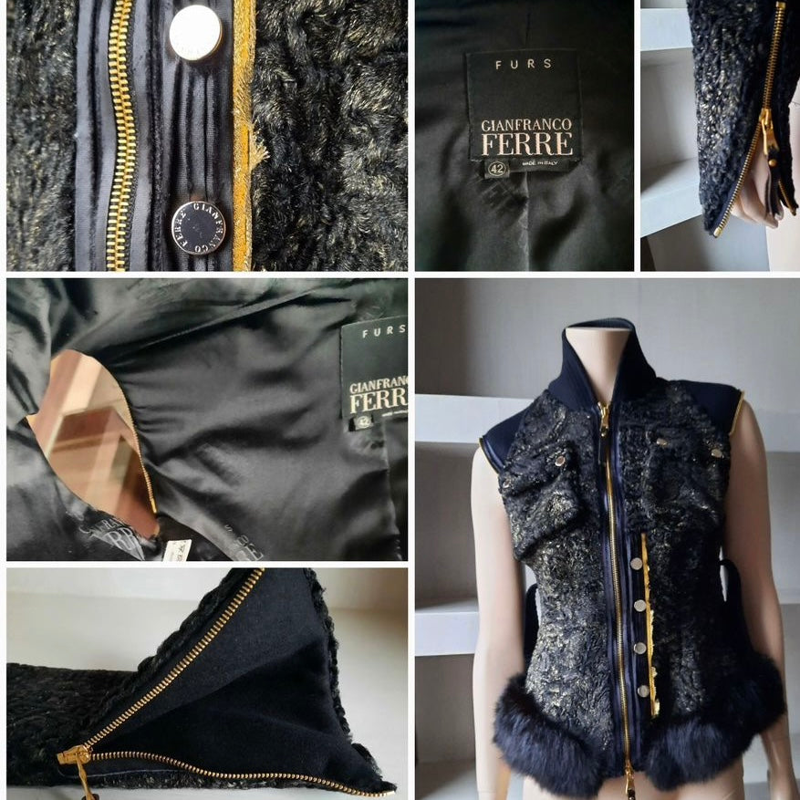 Gianfranco Ferre Fur Jacket/Gilet - S/M