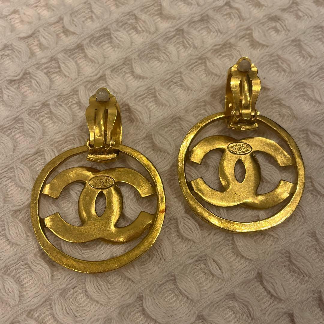 Chanel 1990s CC Earrings