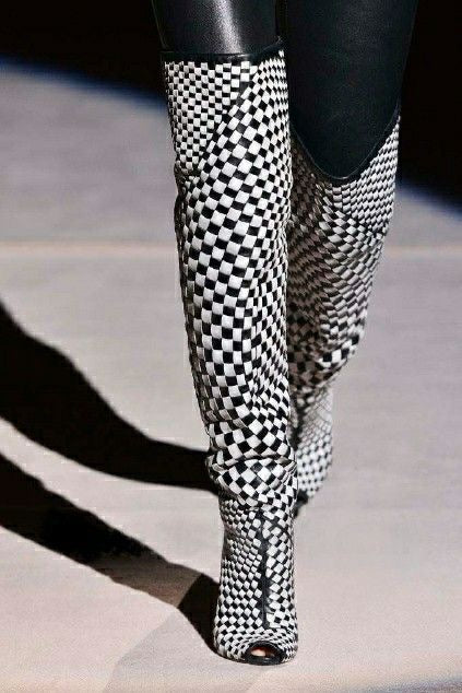 Tom Ford Geometric Print Runway 2013 Boots Brand New - 38