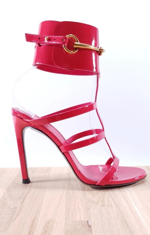 Gucci Cage Ursula Heels Pink - 37
