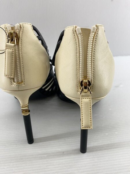 Chanel Logo Charm Gladiator Heels Brand New  - 37