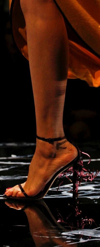 Louis Vuitton 2011 Runway Beaded Chandelier Heels Brand New - 38.5