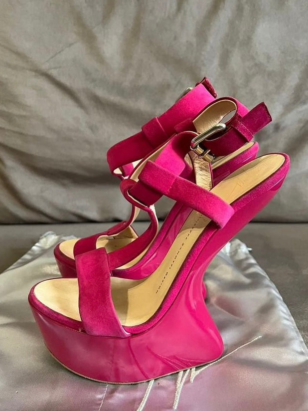 Giuseppe Zanotti T-strap Wedge Heel - 37