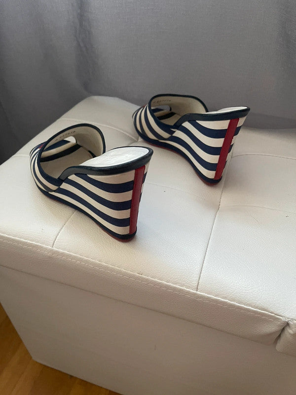 Chanel Sailor Platform Wedges - 39