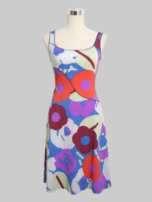 Chanel 2000s Flower Dress - M