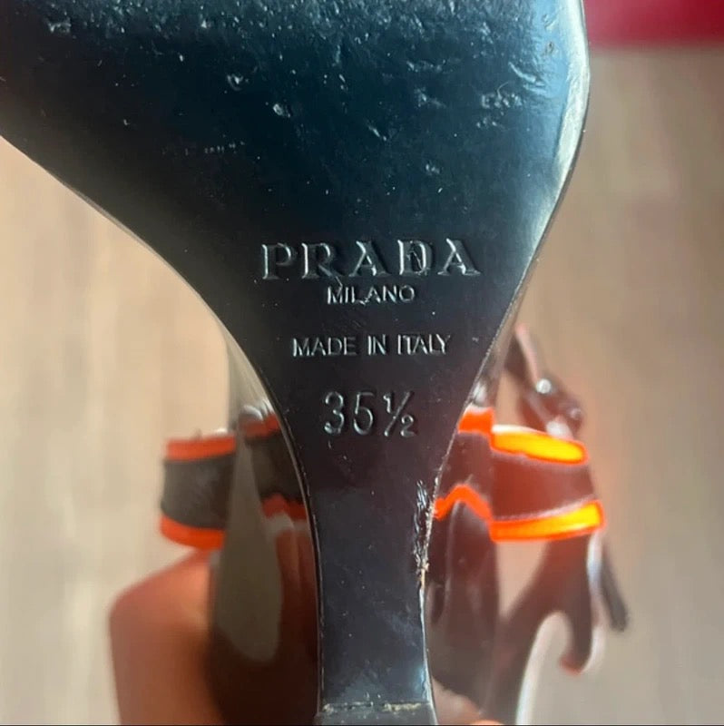 Prada Flame Runway Heels - 35.5