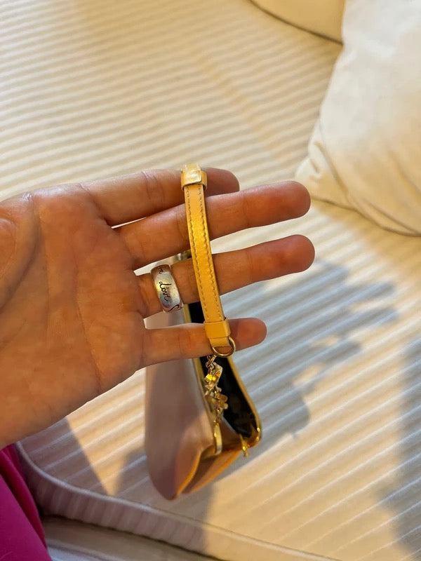 Dior Satin Mini Saddle Bag