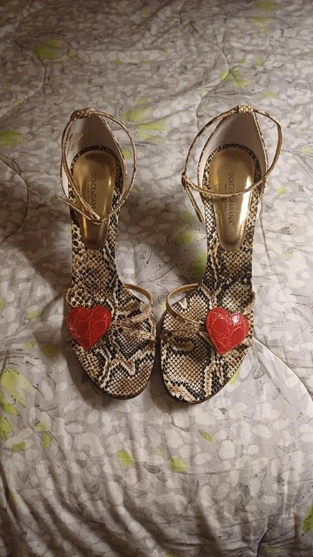 Dolce & Gabbana Heart Heels Brand New - 41