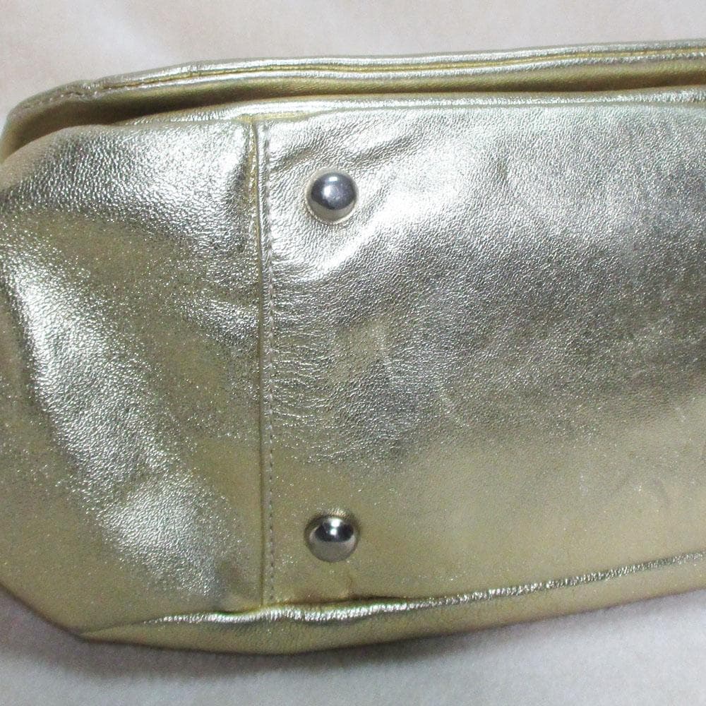 Chanel Gold Shoulder Bag Small
