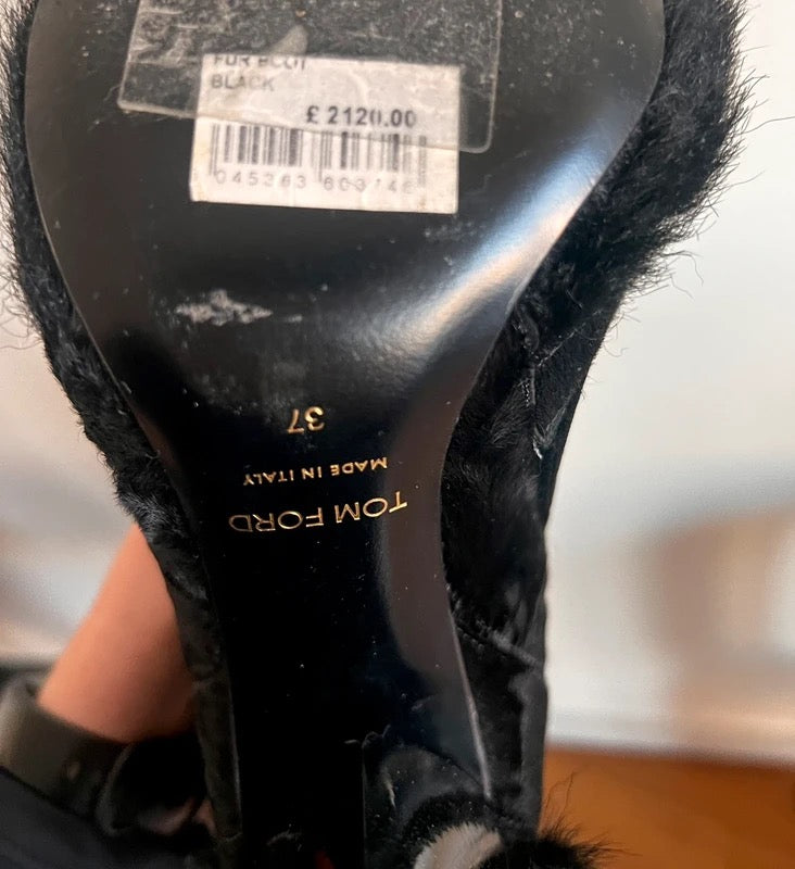 Tom Ford Patchwork Runway Boots - 39.5