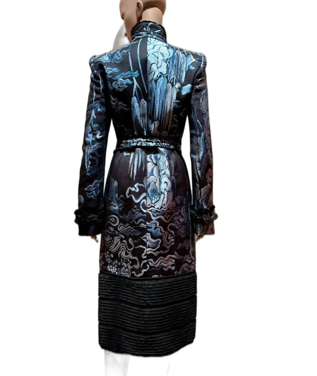 Yves Saint Laurent by Tom Ford F/W 2004 Chinoiserie Mink Fur Coat - M