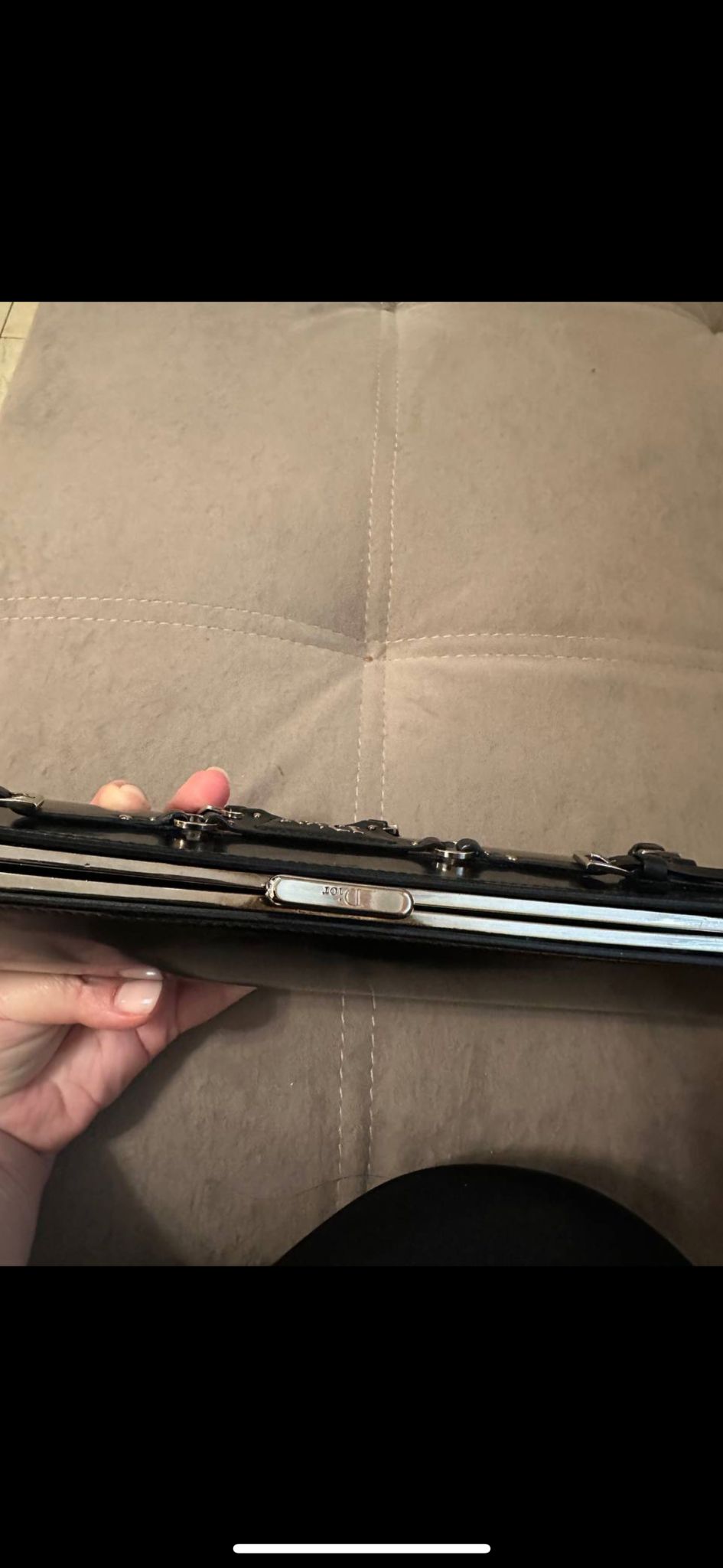 Dior Bondage Clutch and Chain Bag