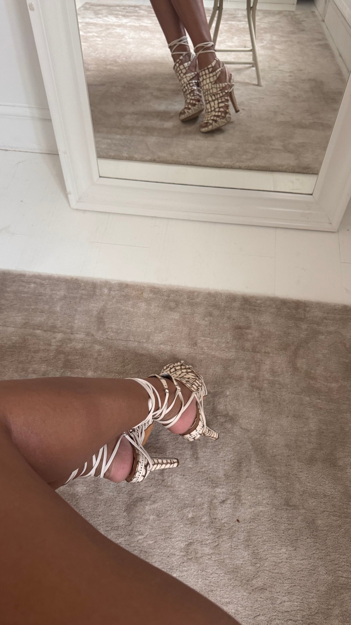 Dior Alligator Runway Heels - 38