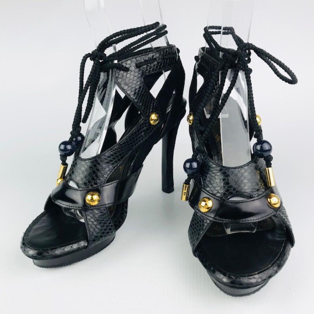 Louis Vuitton Python Spicy Heels - 36/36.5