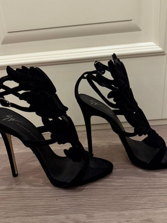 Giuseppe Zanotti Velvet Cruel Summer Heels - 40