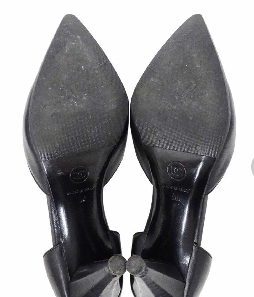 Chanel Logo Heels - 36