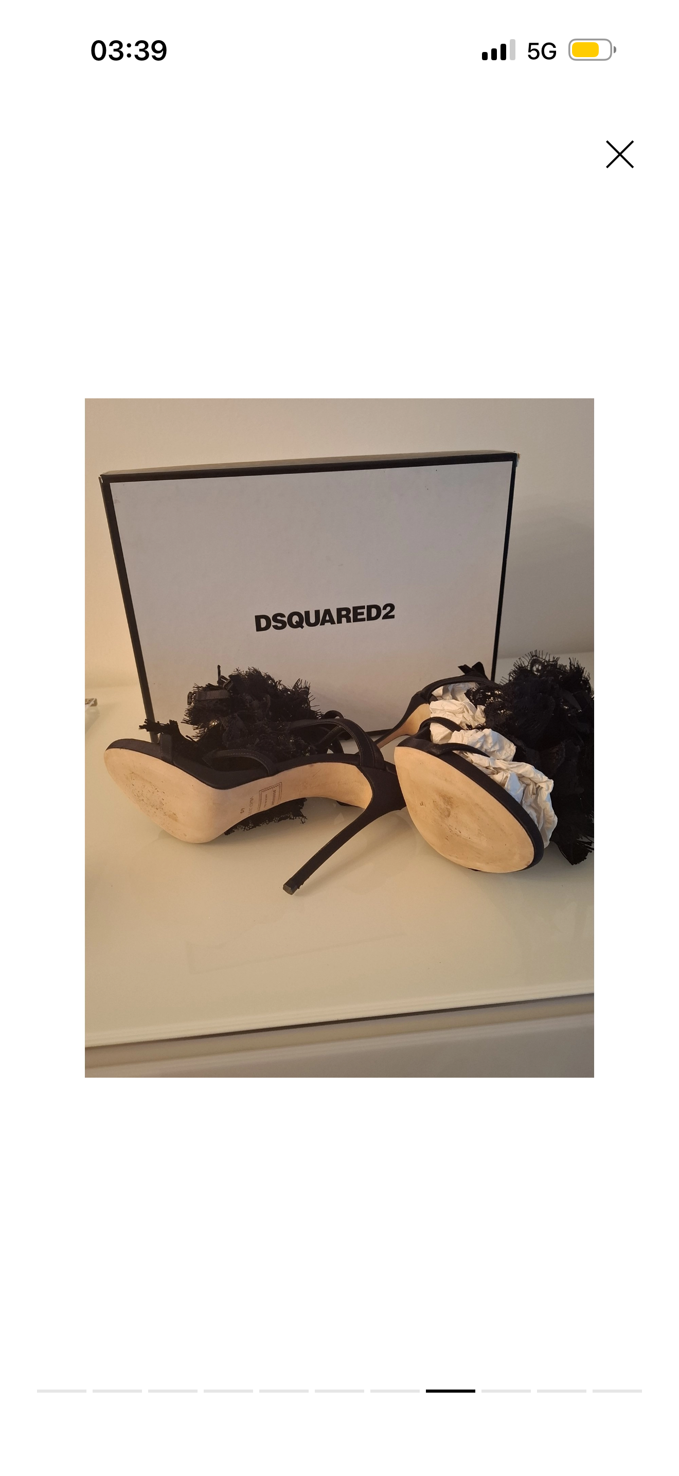 Dsquared2 Victorian Heels Brand New- 39/40