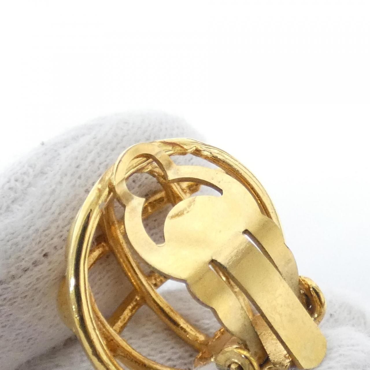 Chanel 1990s Birdcage Earrings
