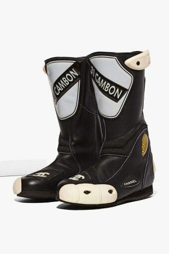 Chanel Cambon Moto Boots - 42