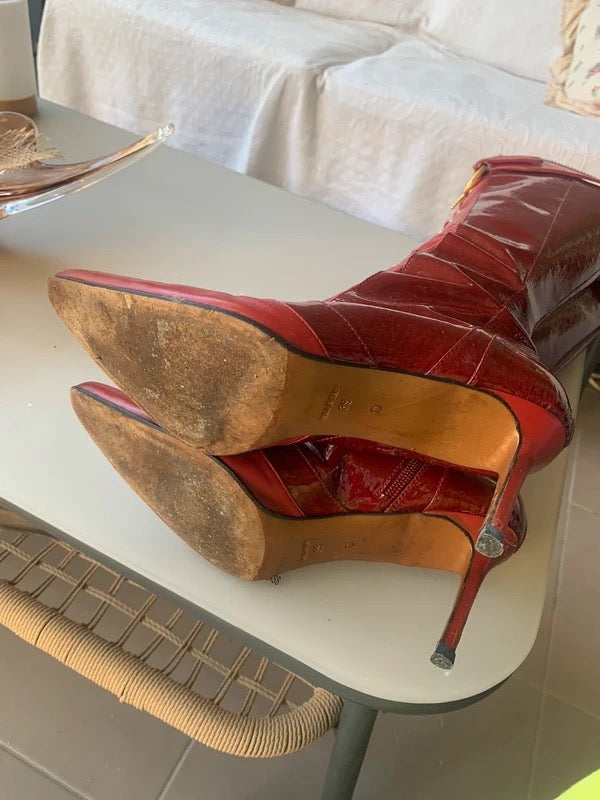 Dior Galliano CD Buckle Boots - 39