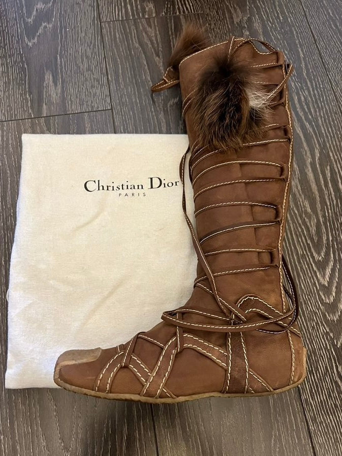 Dior Boots with Fur - 37