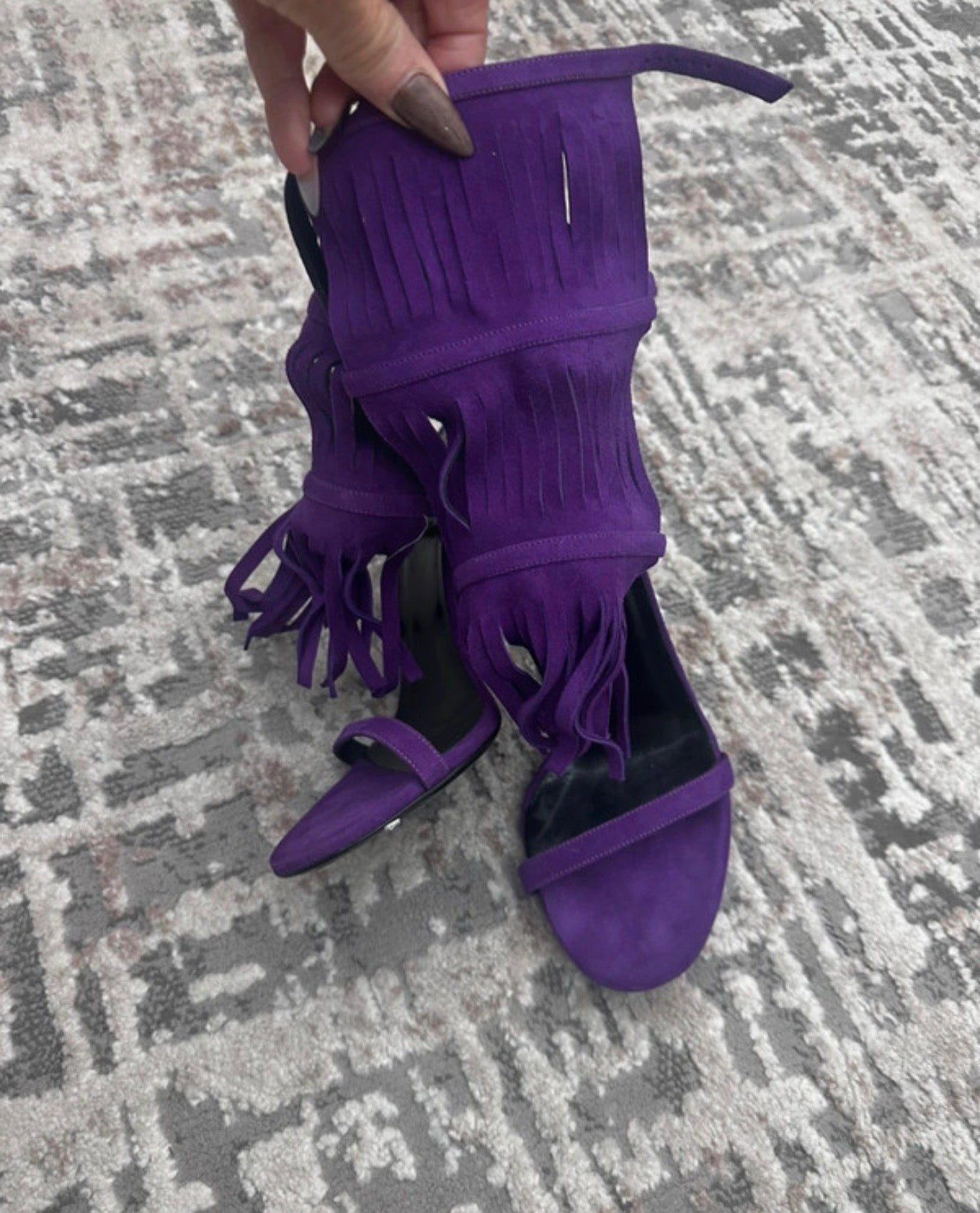 Gucci Becky Fringe Heels Brand New - 37