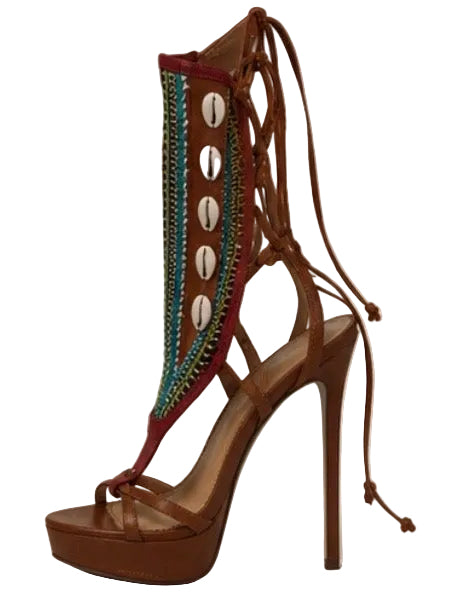 Dsquared2 Shell Ankle Heels Brand New - 39/39.5
