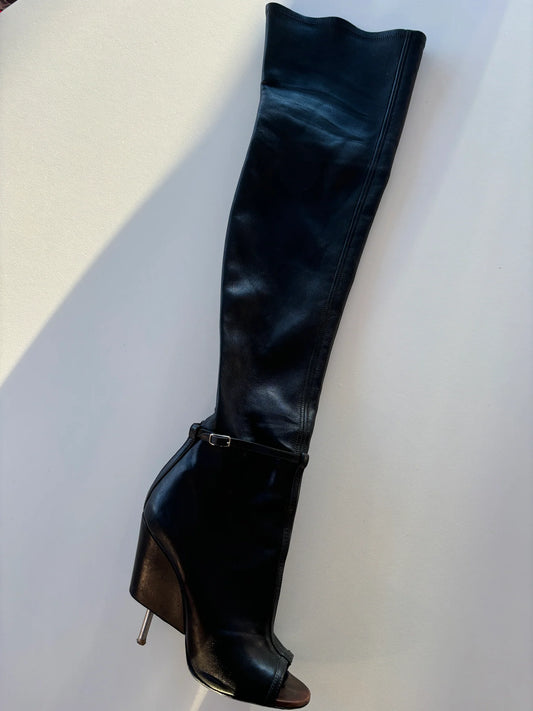 Givenchy SS 2015 Runway Over The Knee Boots - 38