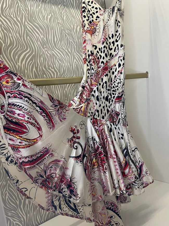 Cavalli 2000s Satin Dress - S