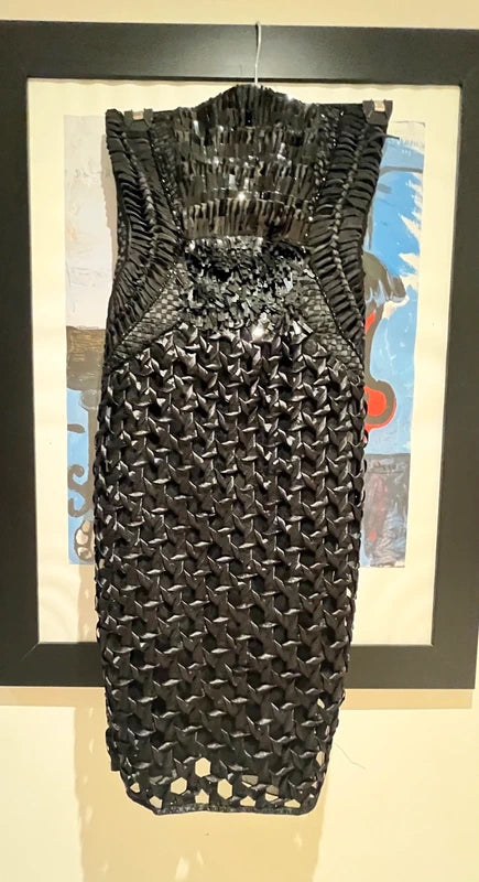 Alberta Ferretti 2000s Runway Beaded Corset Gown - S