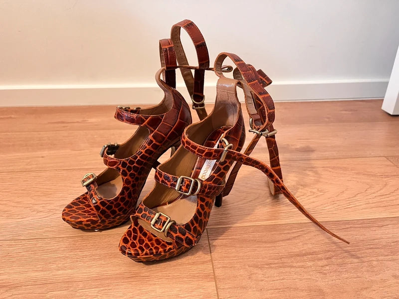 Vivienne Westwood Crocodile ss14 “Carrie” Heel Brand New- 36/36.5