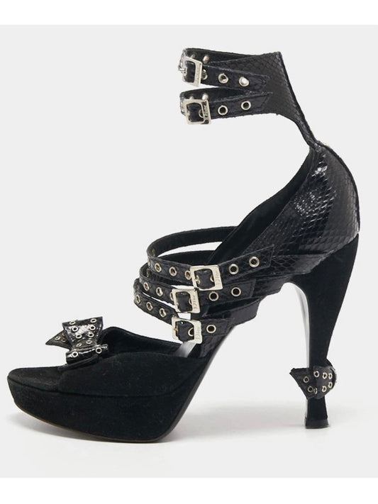Dior Galliano 2003 Python Bow Heels - 39