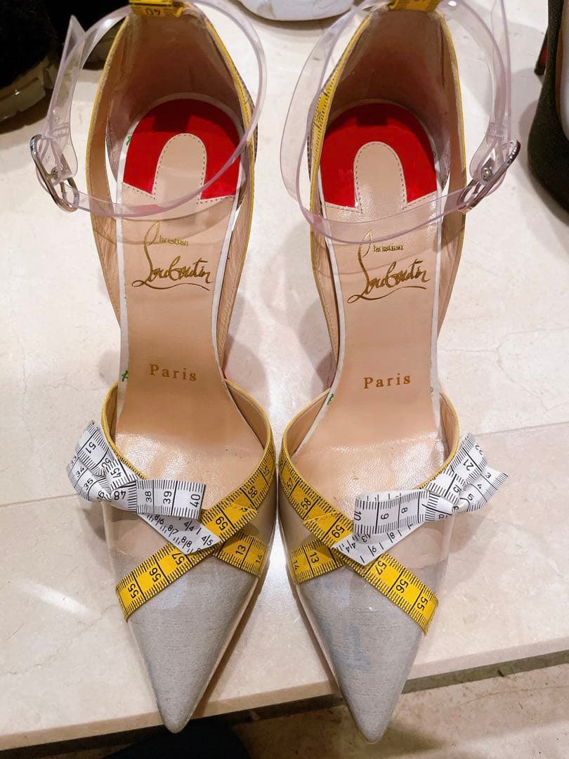Christian Louboutin Measuring Tape Court Heel - 35