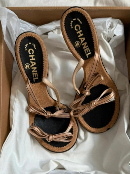 Chanel Bow Heels - 37.5