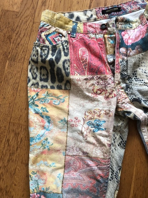 Roberto Cavalli Patchwork Jeans - M
