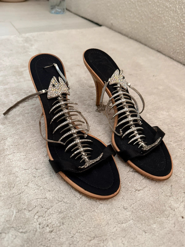 Giuseppe Zanotti Fishbone Heels - 38
