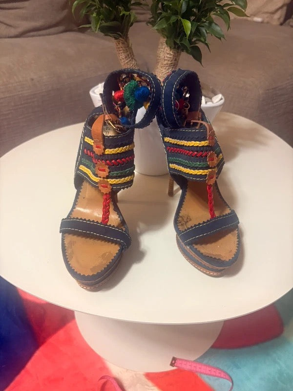 Dsquared2 Pom Pom Heels - 38.5