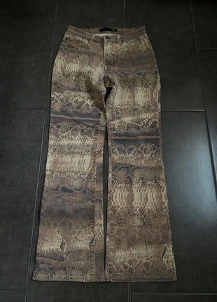 Cavalli Snakeprint jeans - M