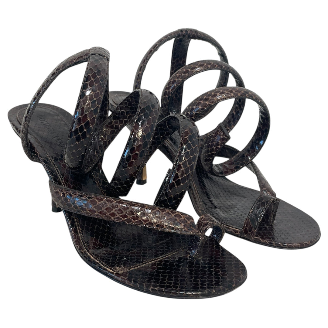 Botegga Venetta Python Spiral Heels - 38.5