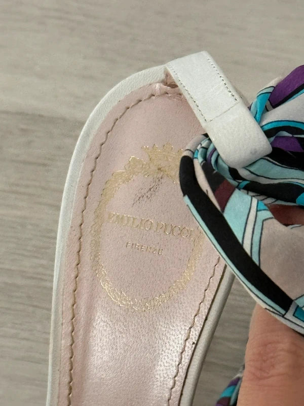 Emilio Pucci Lace Up Heels - 36/36.5