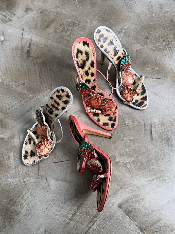 Roberto Cavalli Seashell Heels - 37.5