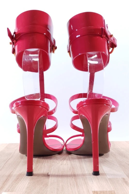 Gucci Cage Ursula Heels Pink - 37