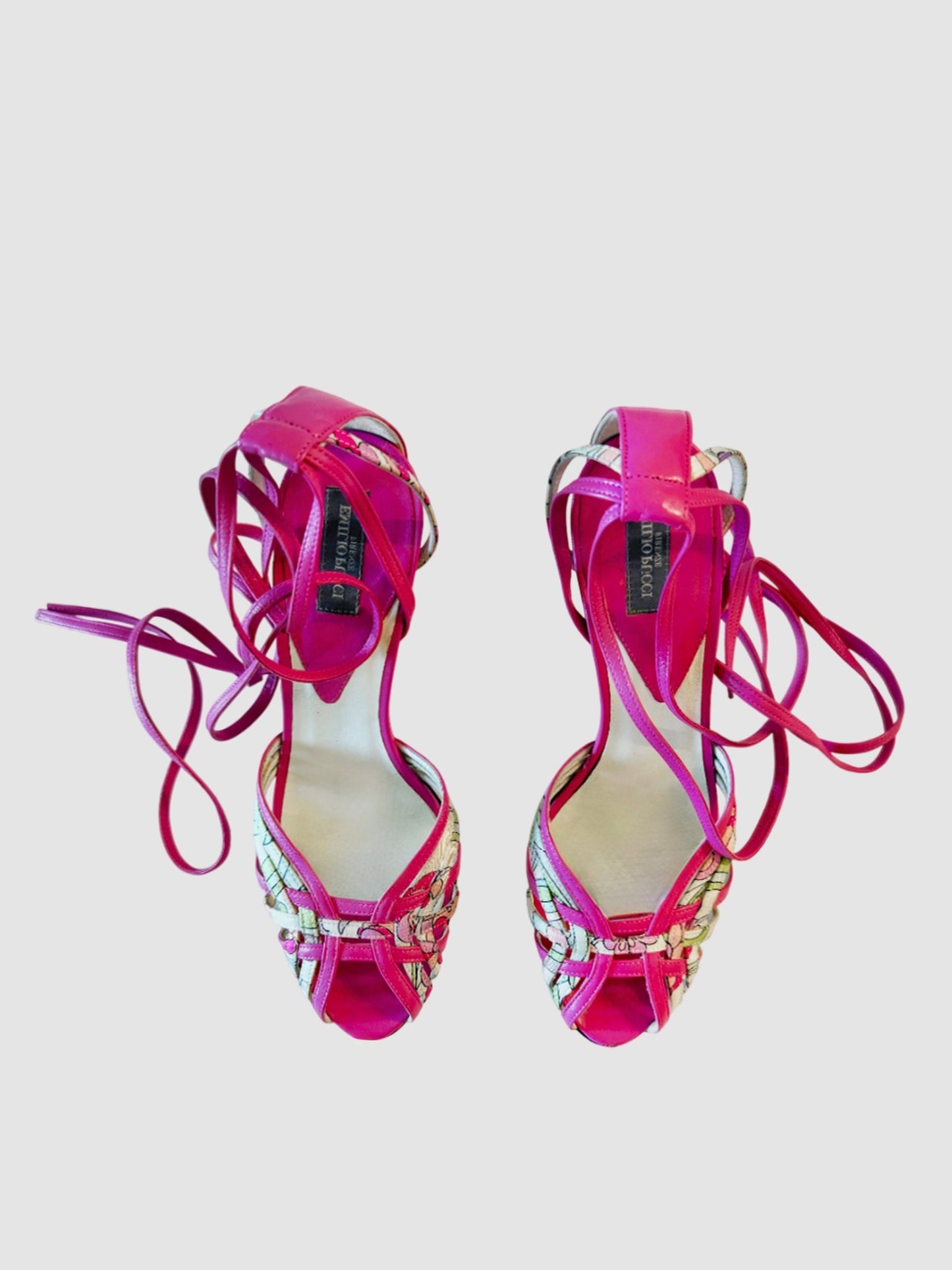 Emilio Pucci Lace Up Heels - 35.5/36